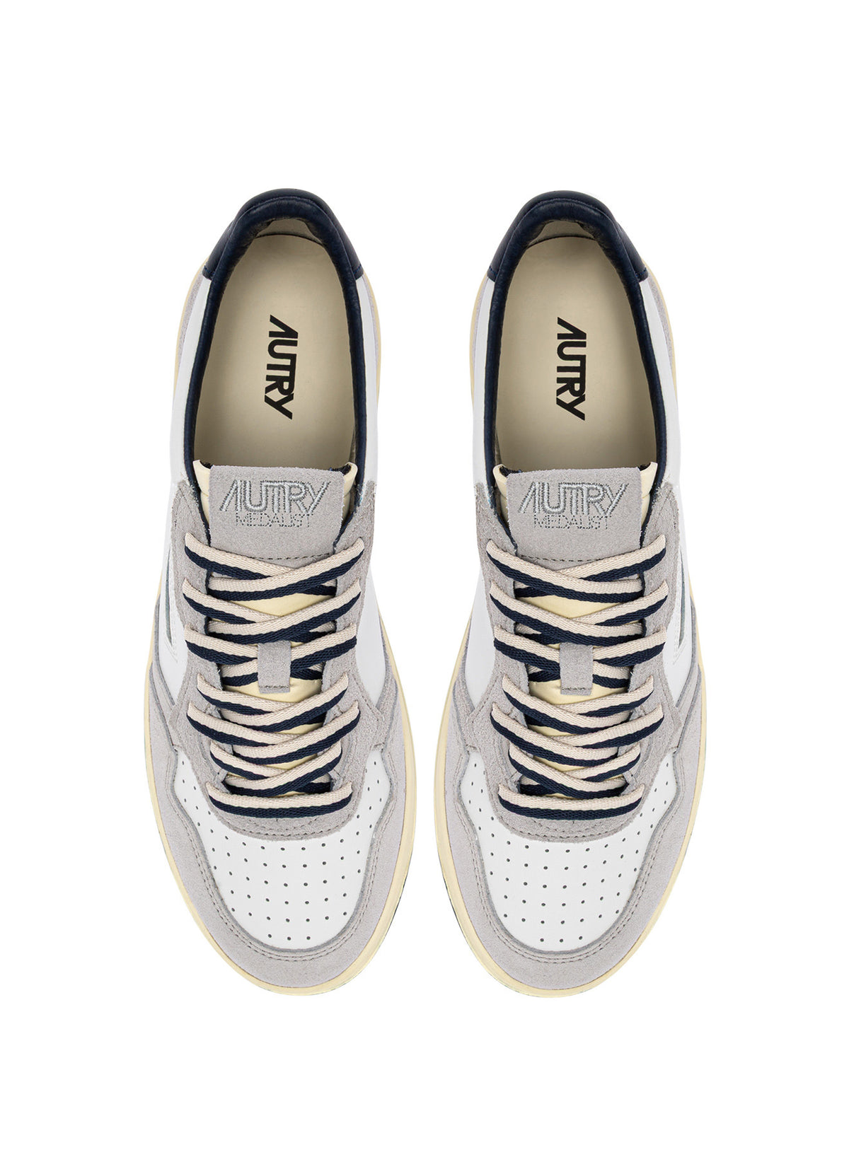Autry Medalist Low Sneaker Herren blau/grau Bild 3