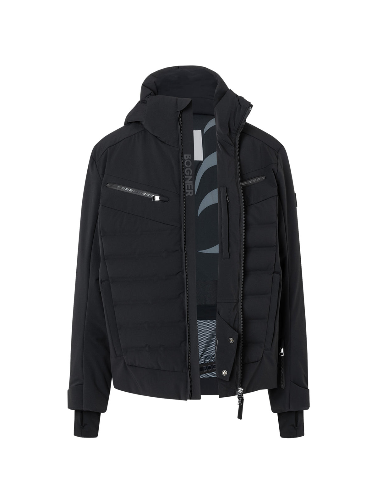 Bogner Feliks Skijacke Herren schwarz Bild 2