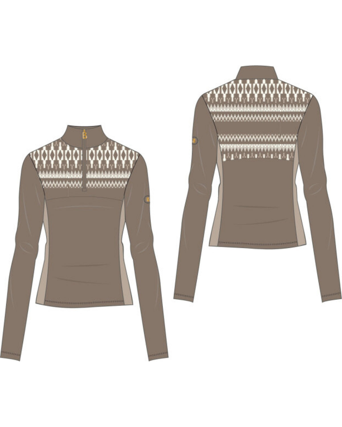 Bogner JOALYN Damen-Baselayer braun Bild 3