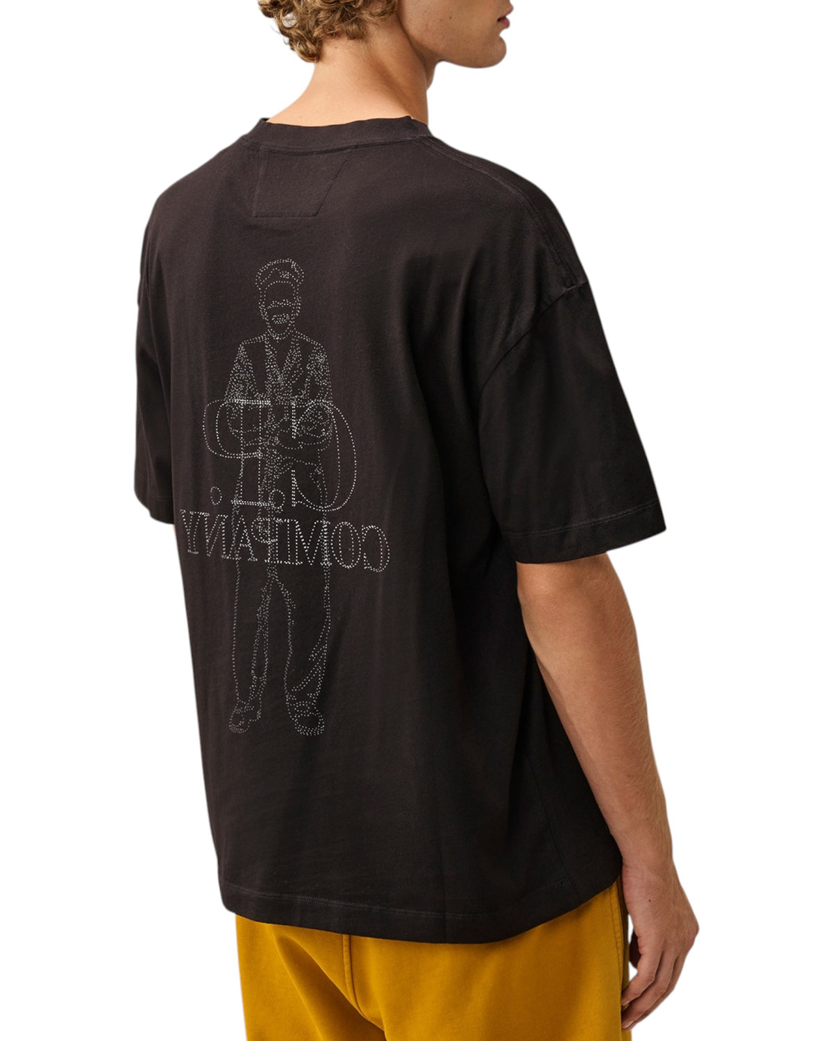 C.P. Company Comfort Logo Herren-T-Shirt schwarz Bild 2
