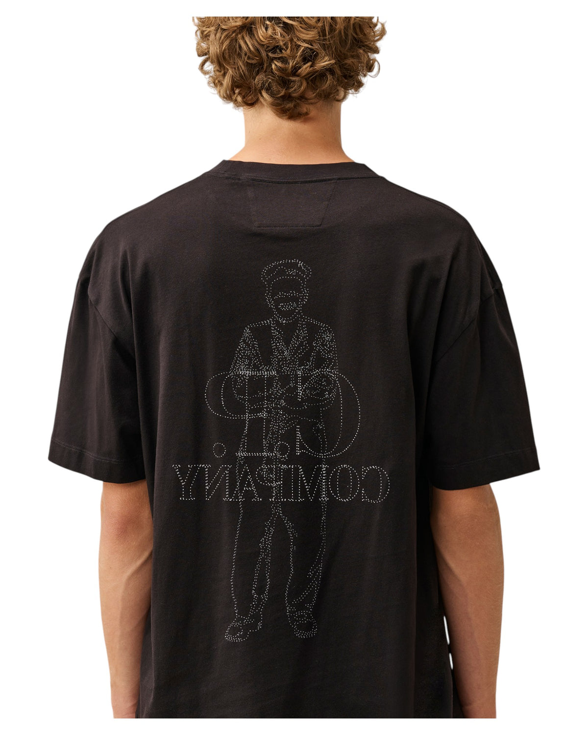 C.P. Company Comfort Logo Herren-T-Shirt schwarz Bild 4