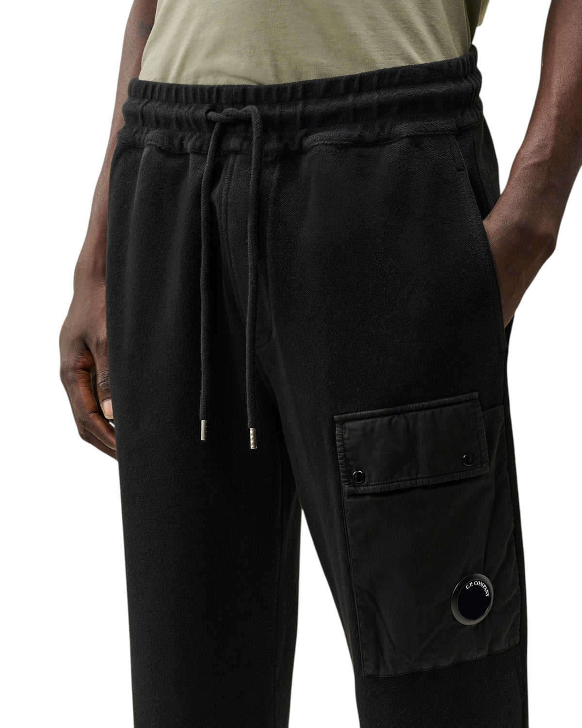 C.P. Company Diagonal Fleece Herren-Jogginghose schwarz Bild 4