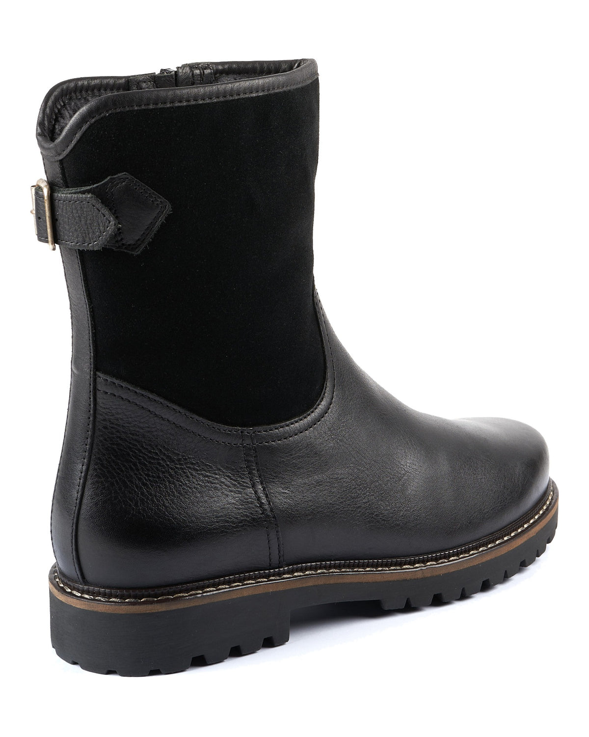 Dirndl & Bua 6042 PANIOLO/VELOUR Herren-Winterstiefeletten schwarz Bild 2