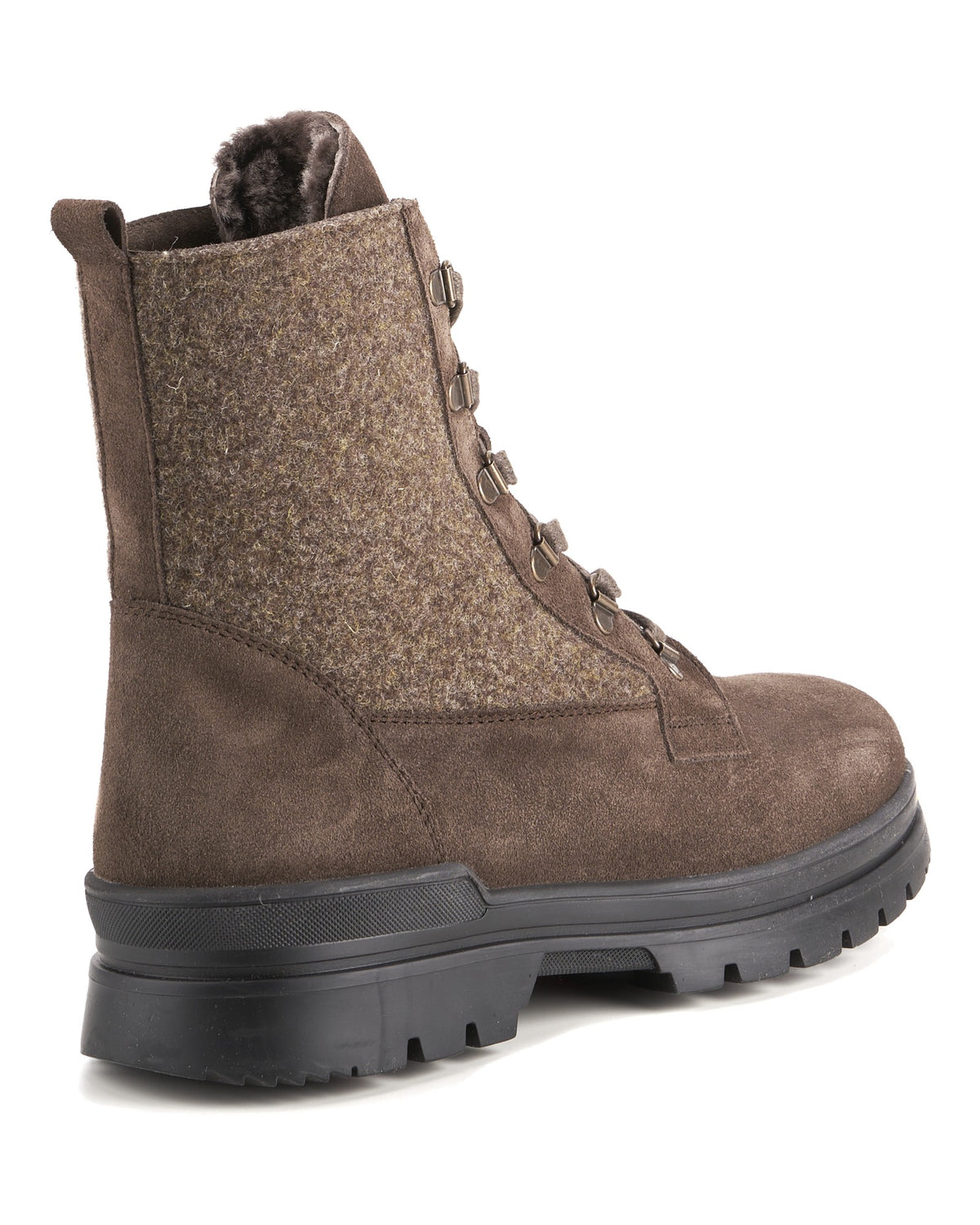 Dirndl & Bua 6141 OIL VELOUR/FILZ Herren-Winterstiefel braun Bild 2
