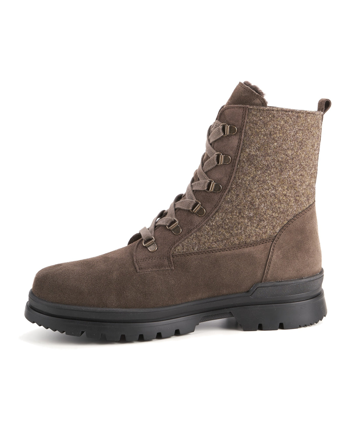 Dirndl & Bua 6141 OIL VELOUR/FILZ Herren-Winterstiefel braun Bild 3
