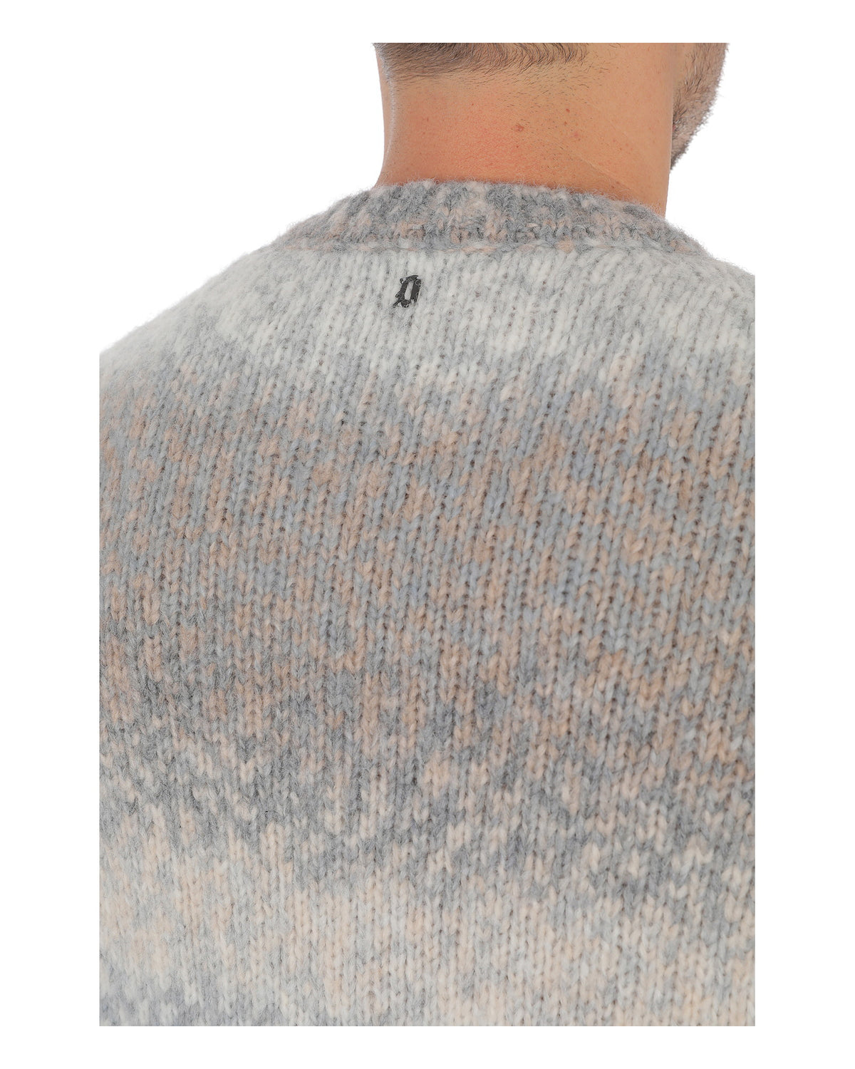 Dondup Herren-Rundhalspullover aus Wollmischung grau Bild 3