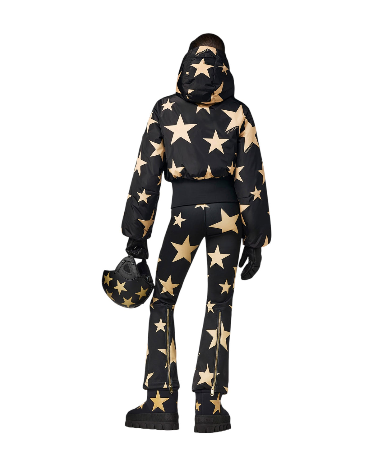 Goldbergh SHINNEN Damen-Skijacke schwarz/gold Bild 5