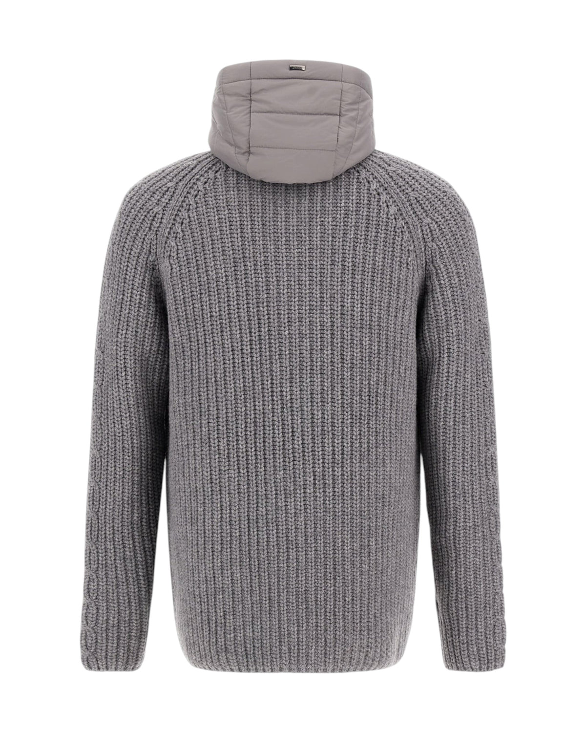 Herno Herren-Strickjacke hellgrau Bild 4