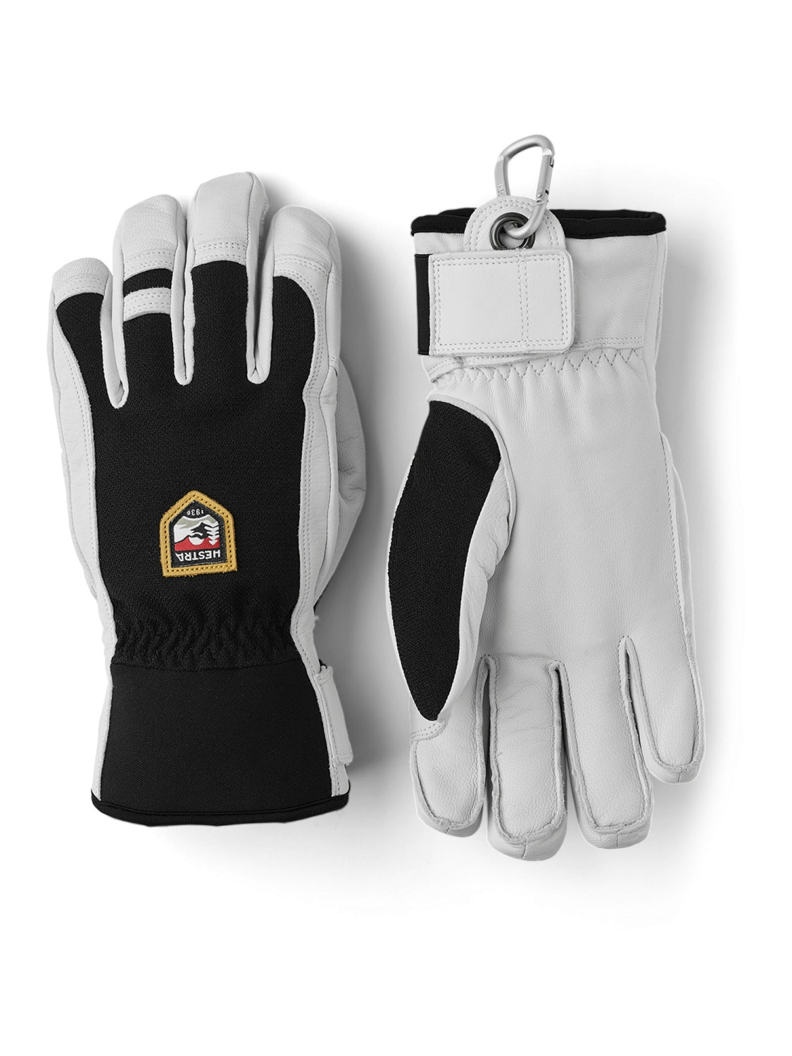 Hestra ARMY LEATHER PATROL 5 FINGER Herren-Skihandschuhe schwarz Bild 1