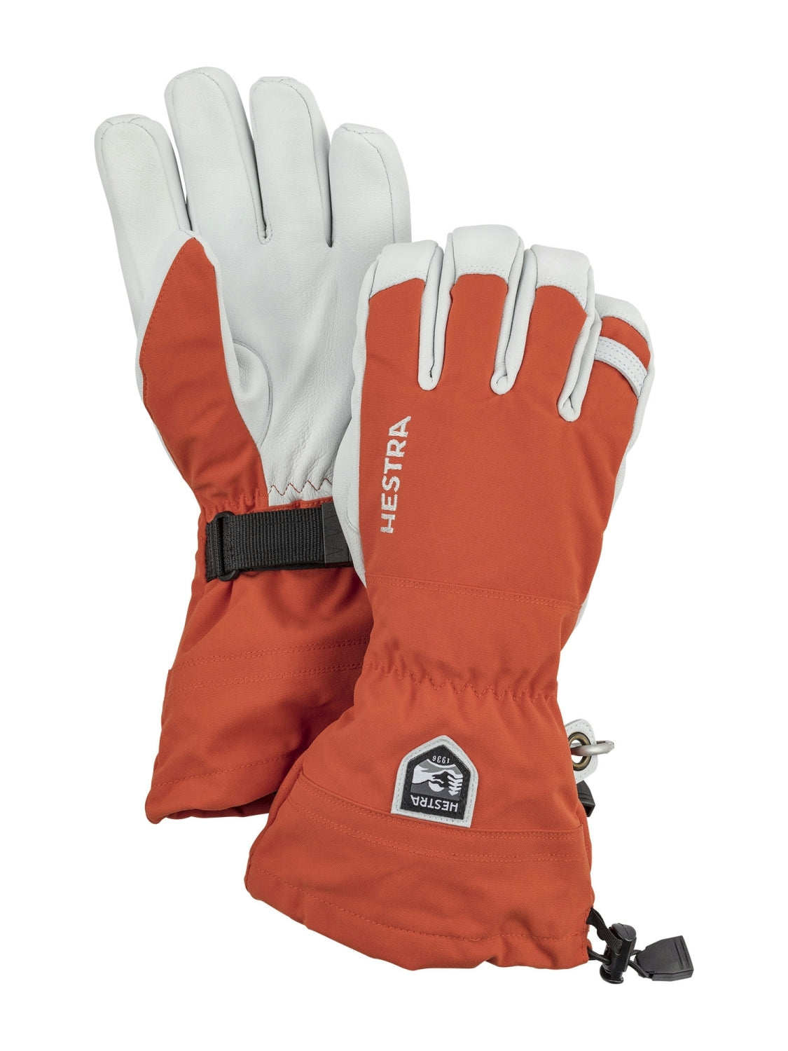 Hestra ARMY LEATHER HELI SKI 5 FINGER Herren-Skihandschuhe schwarz Bild 2