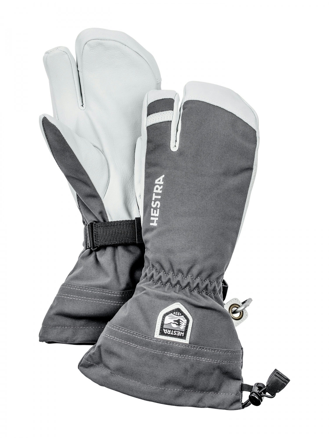 ARMY Leather Heli Ski 3Finger orange Bild 3