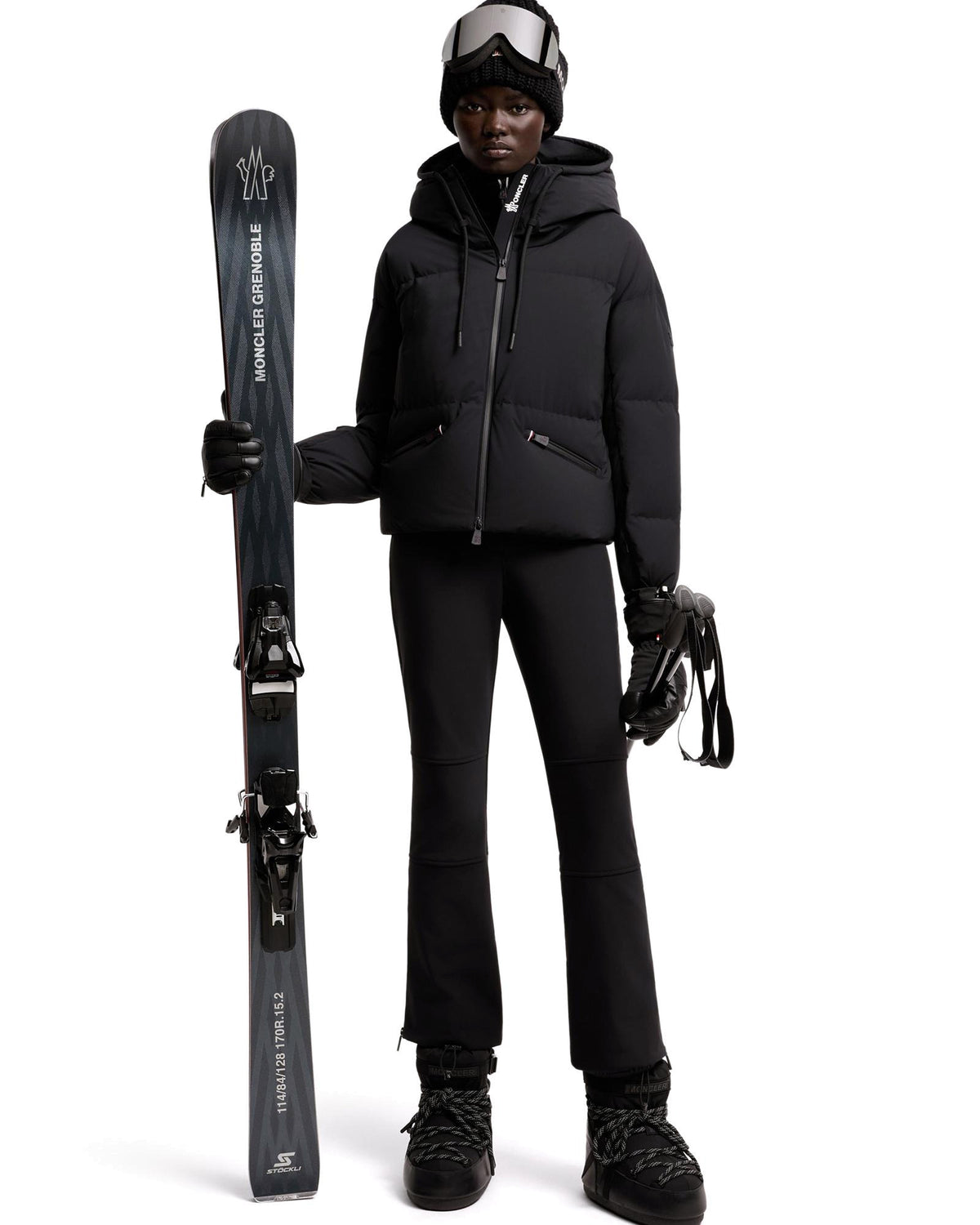 Moncler ALLESAZ Damen-Skijacke schwarz Bild 3