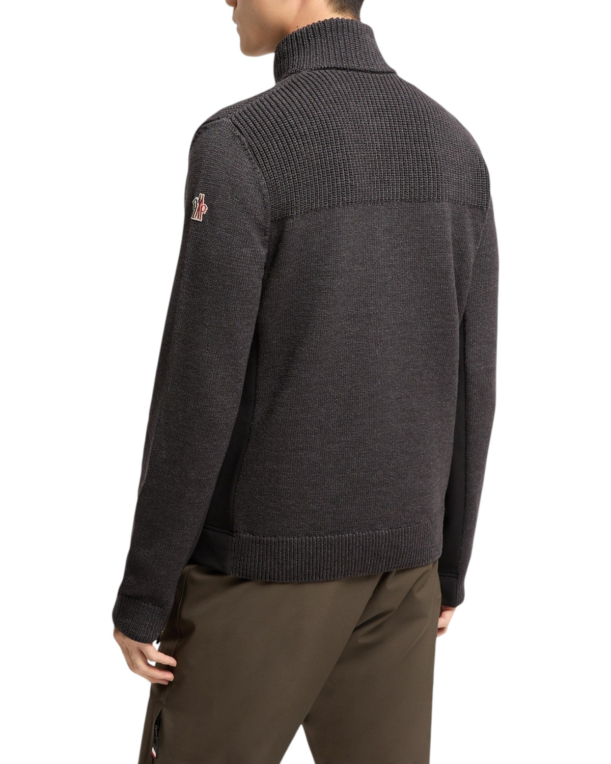 Moncler Cardigan Herren dunkelgrau Bild 5