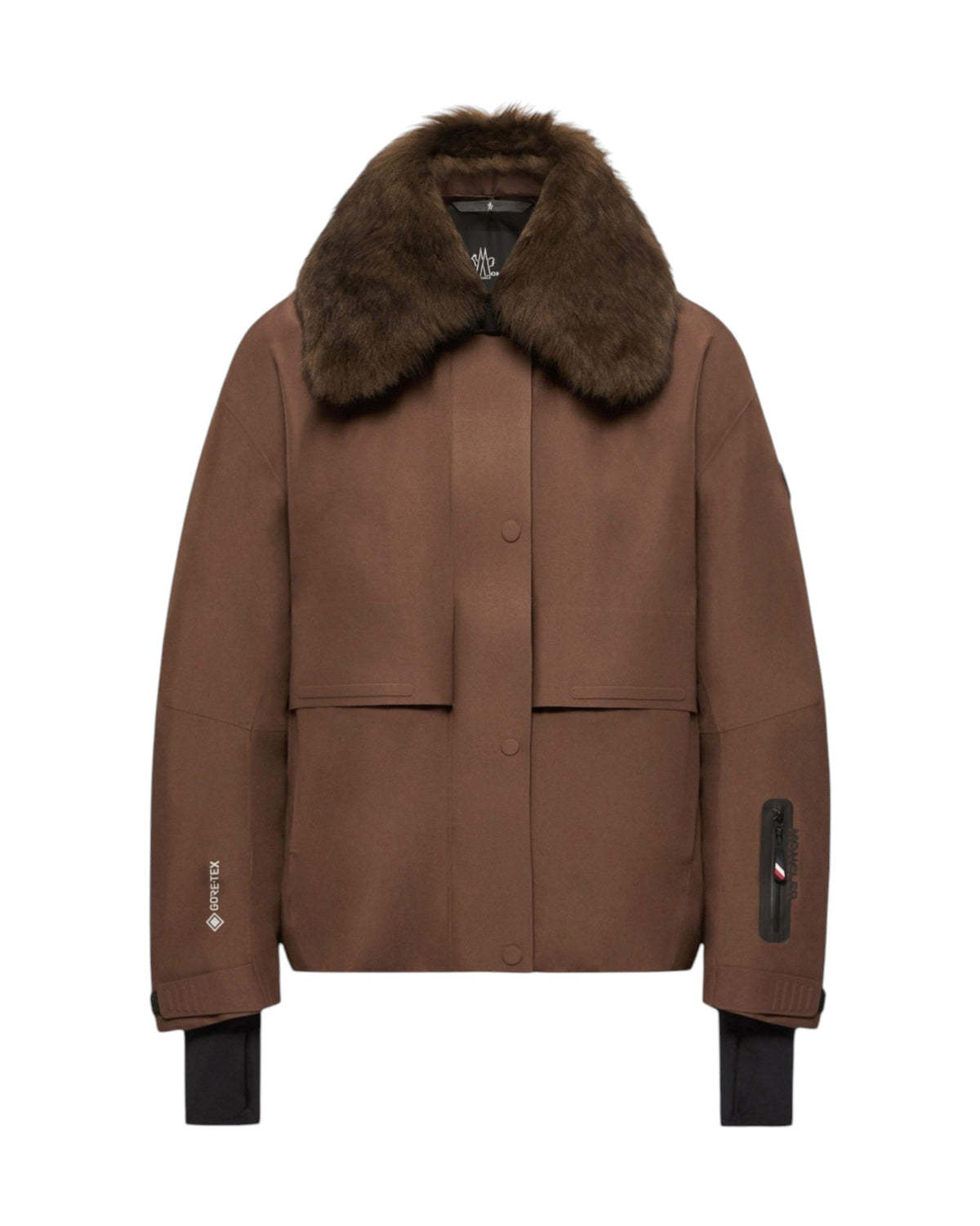 Moncler Caurel Jacket Skijacke Damen braun Bild 2