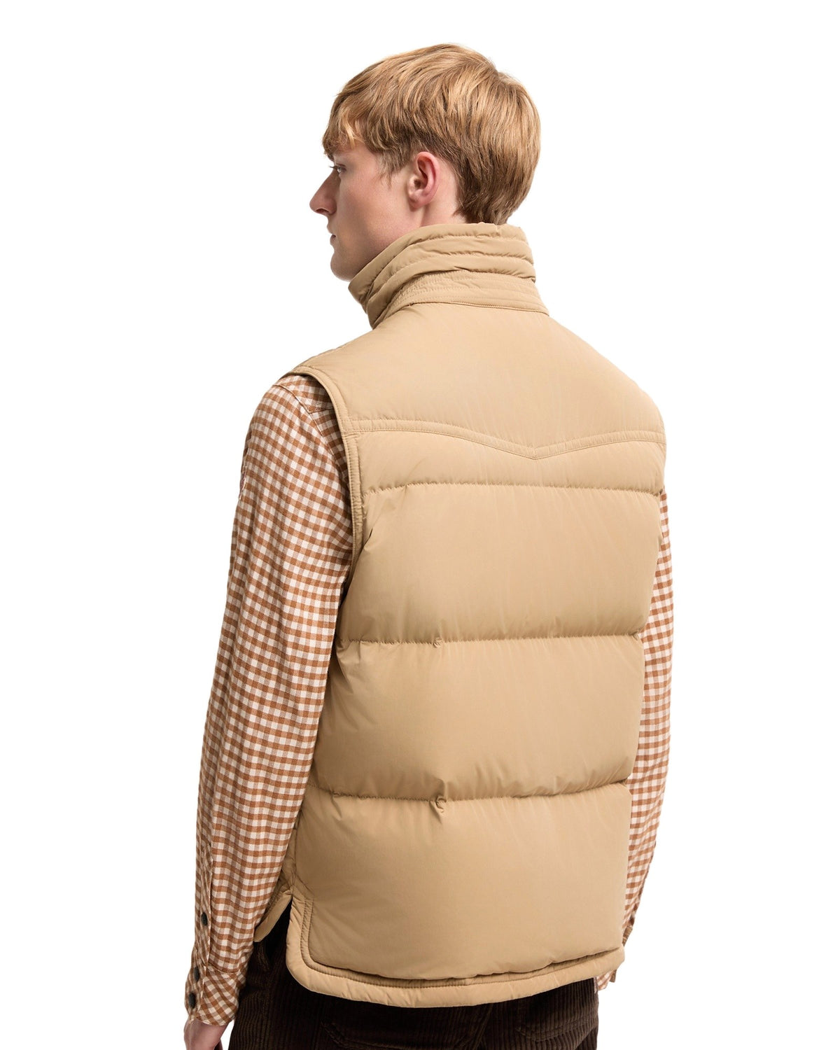 Moncler EVANS Herren-Daunenweste Beige Bild 5