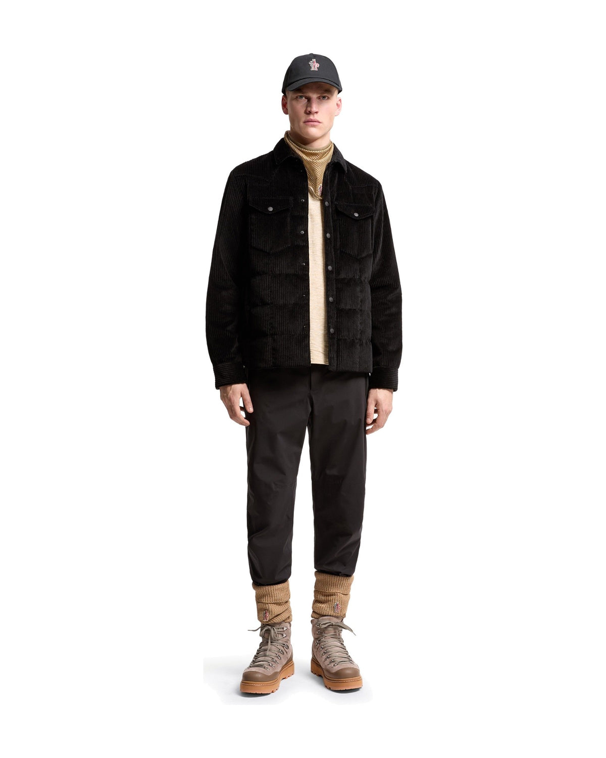 Moncler GELT Herren-Daunenhemdjacke Bronze Bild 8