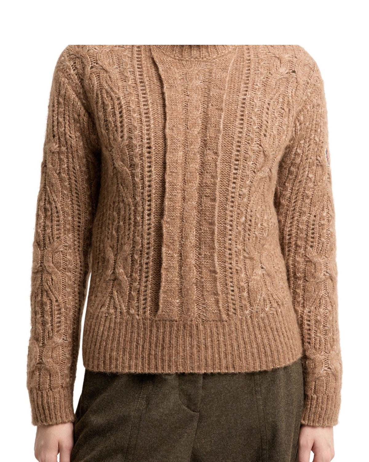 Moncler GRENOBLE Damen-Alpakapullover dunkelgrün Bild 10