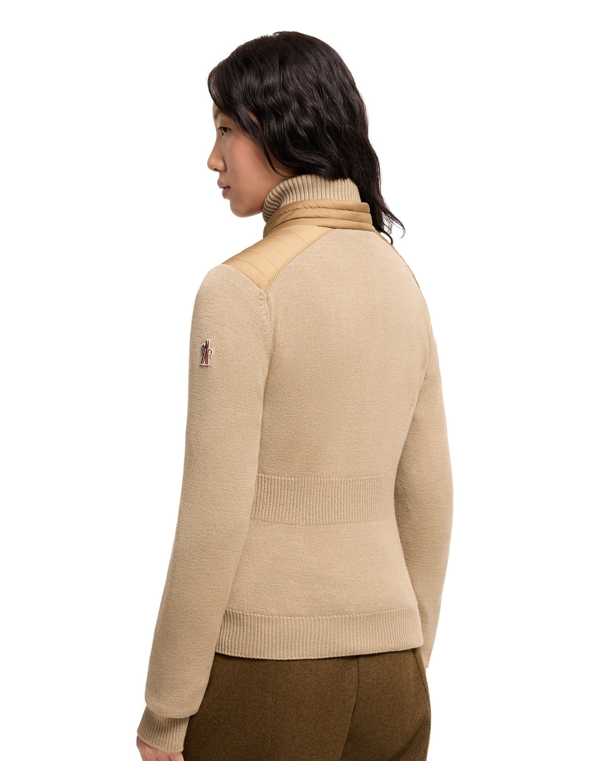 Moncler GRENOBLE Damen-Daunenstrickjacke Beige Bild 5