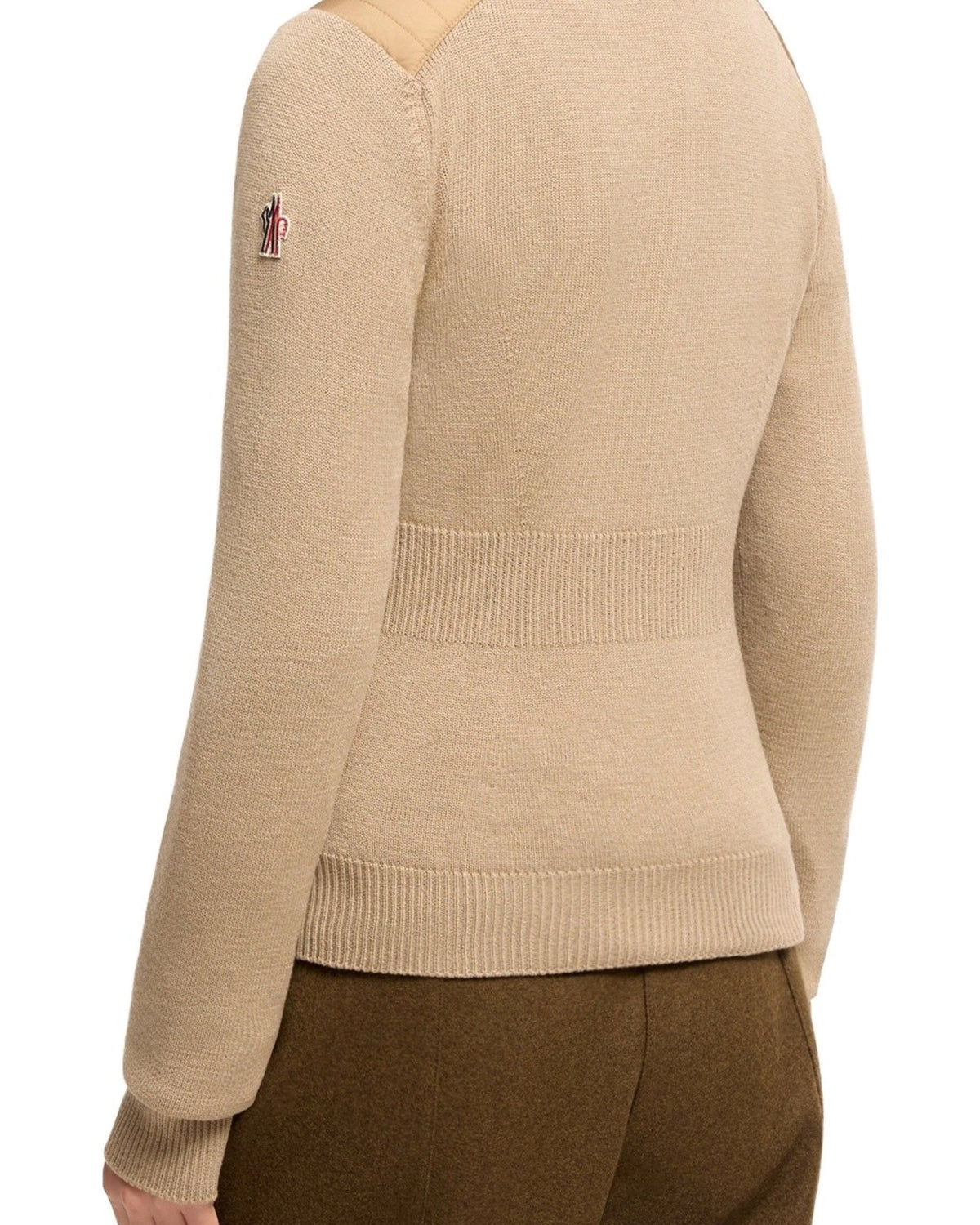 Moncler GRENOBLE Damen-Daunenstrickjacke beige Bild 5