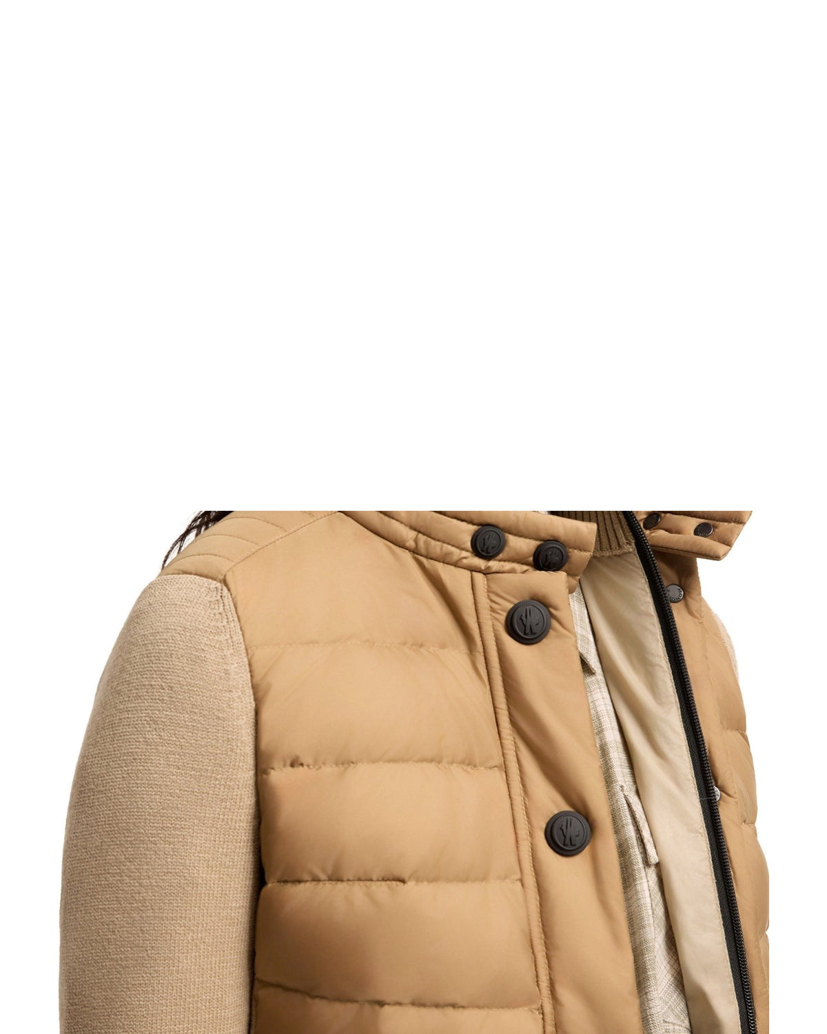 Moncler GRENOBLE Damen-Daunenstrickjacke beige Bild 6