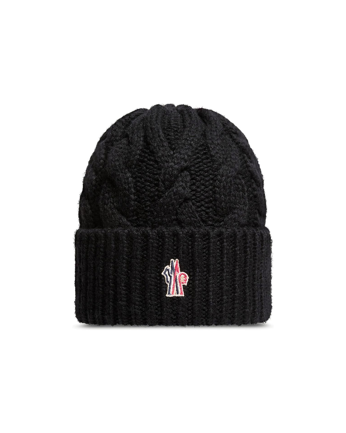 Moncler GRENOBLE Damen-Zopfstrickmütze schwarz Bild 1