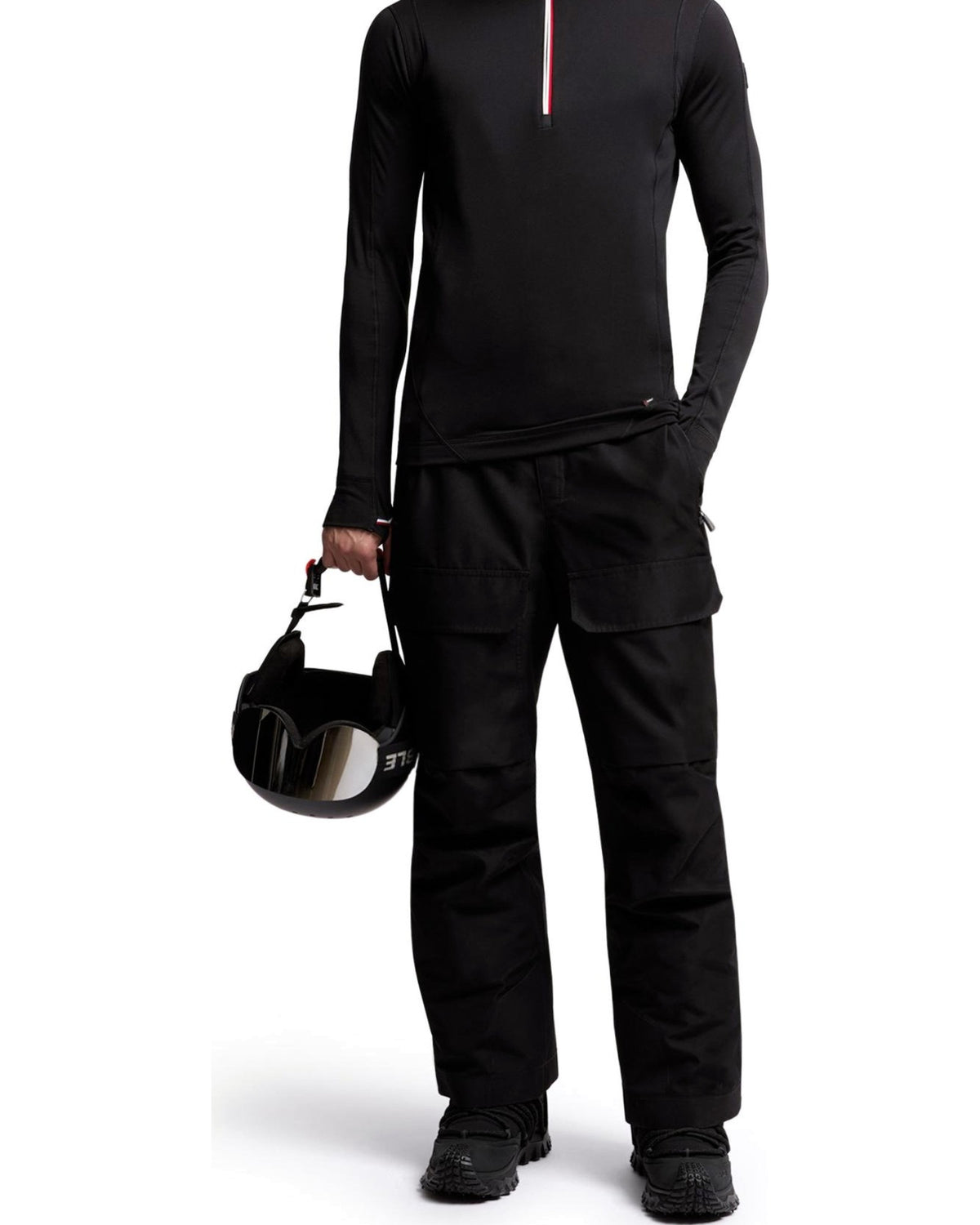 Moncler GRENOBLE Herren-Polartec-Baselayer schwarz Bild 2
