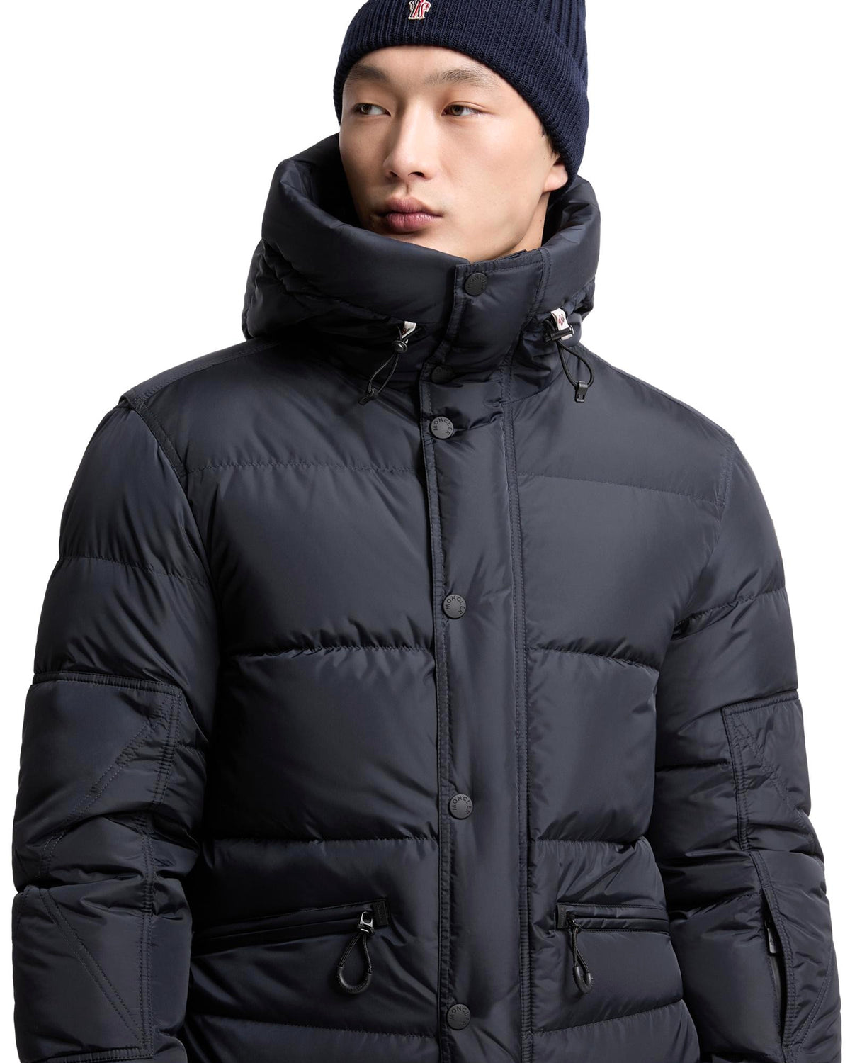 Moncler GRENOBLE Herren-Wollmütze hellbraun Bild 6