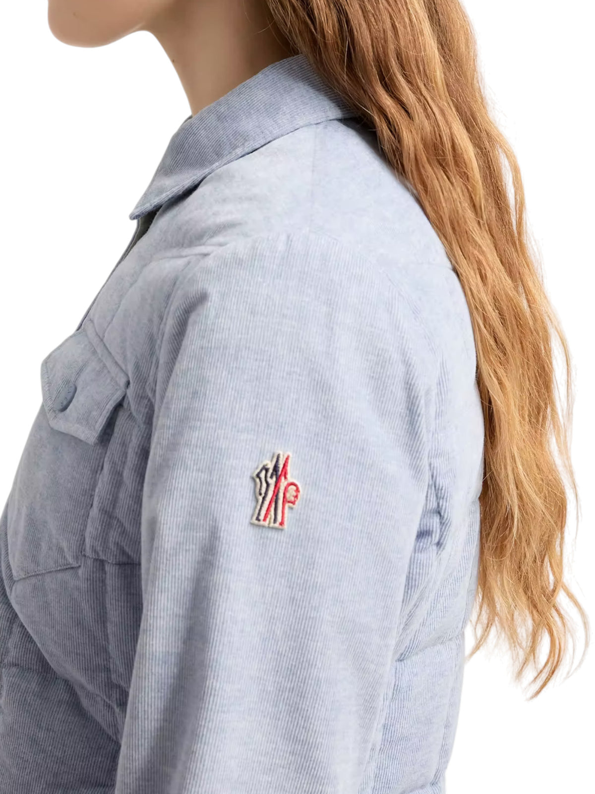 Moncler Nangy Daunen-Hemdjacke Jacke Damen rosa rosa Bild 7