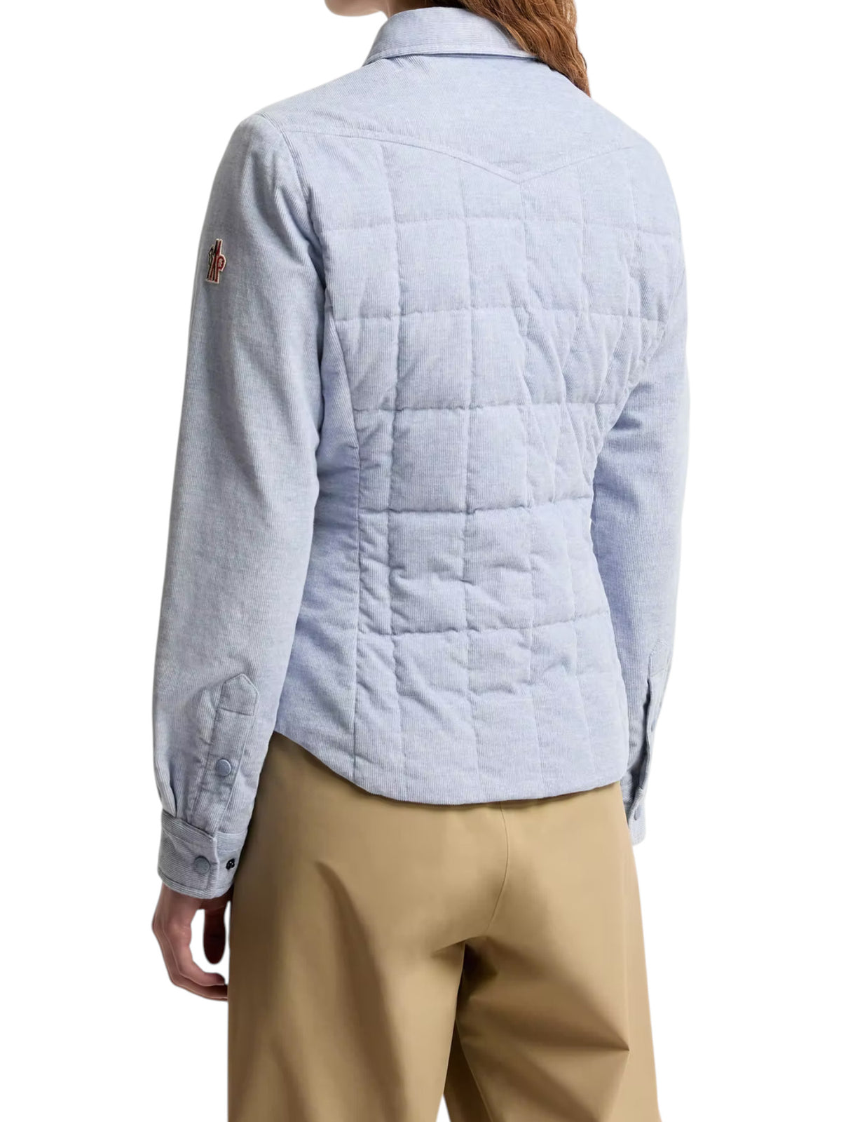 Moncler Nangy Daunen-Hemdjacke Jacke Damen rosa rosa Bild 9