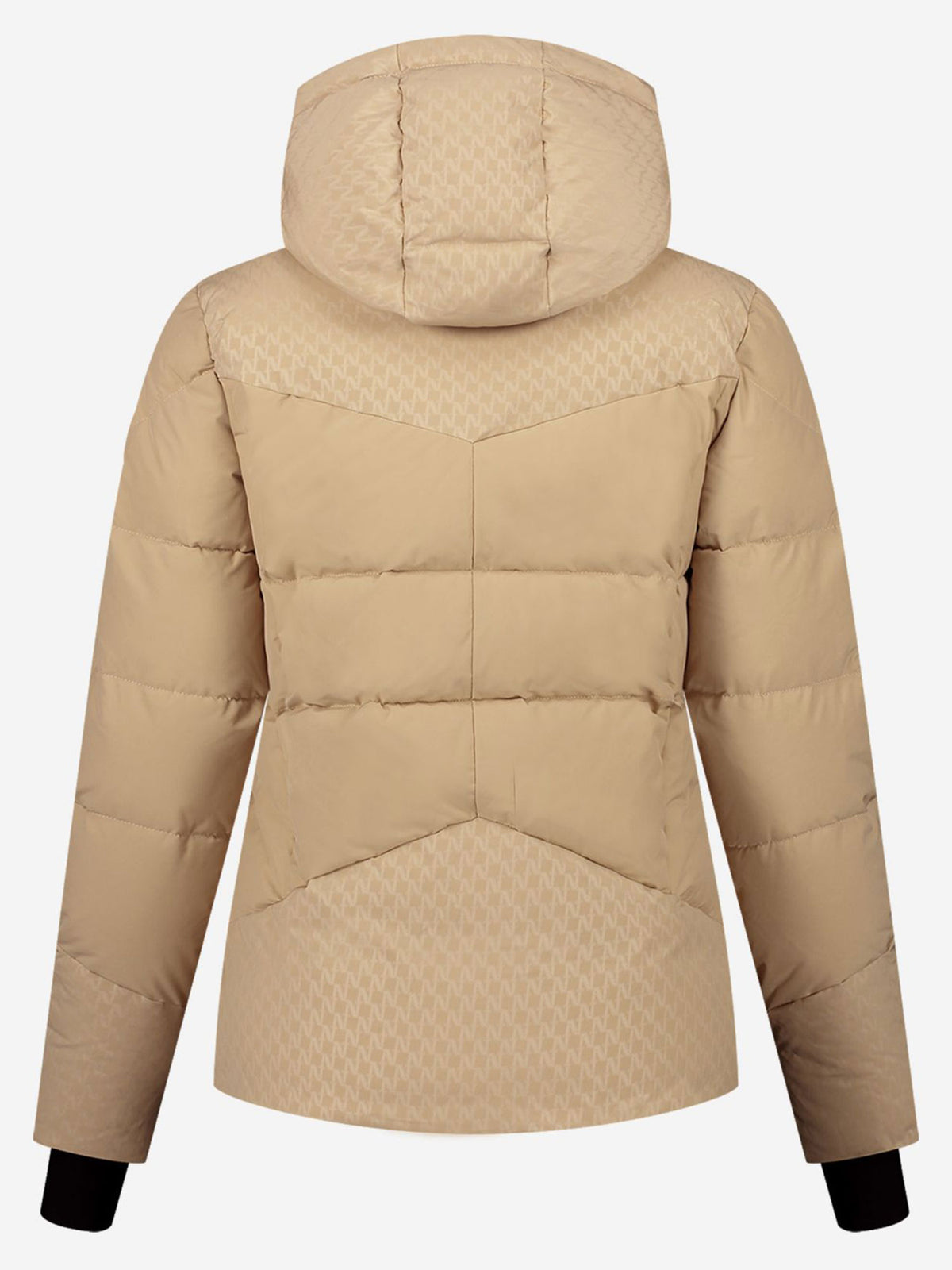 Nikkie Logo Skijacke Damen beige beige Bild 4