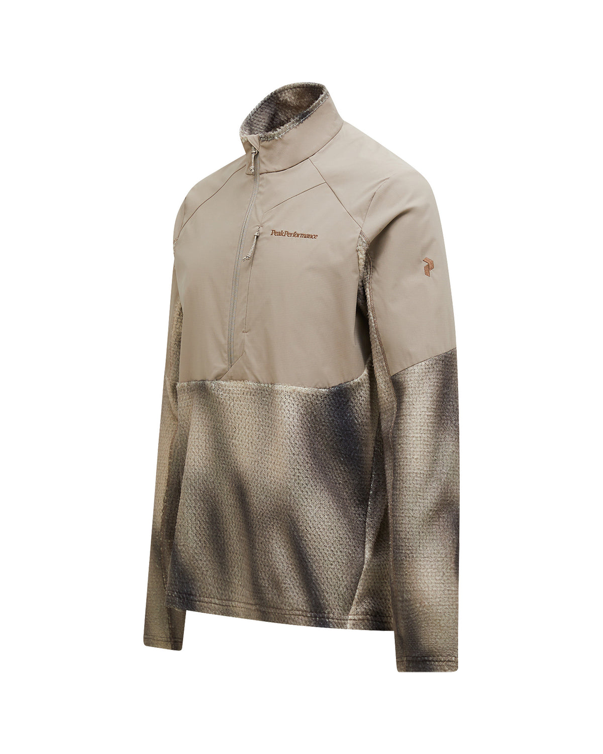 Peak Performance AOP Freelight Alpha Half Zip Herren-Fleecepullover grau Bild 3