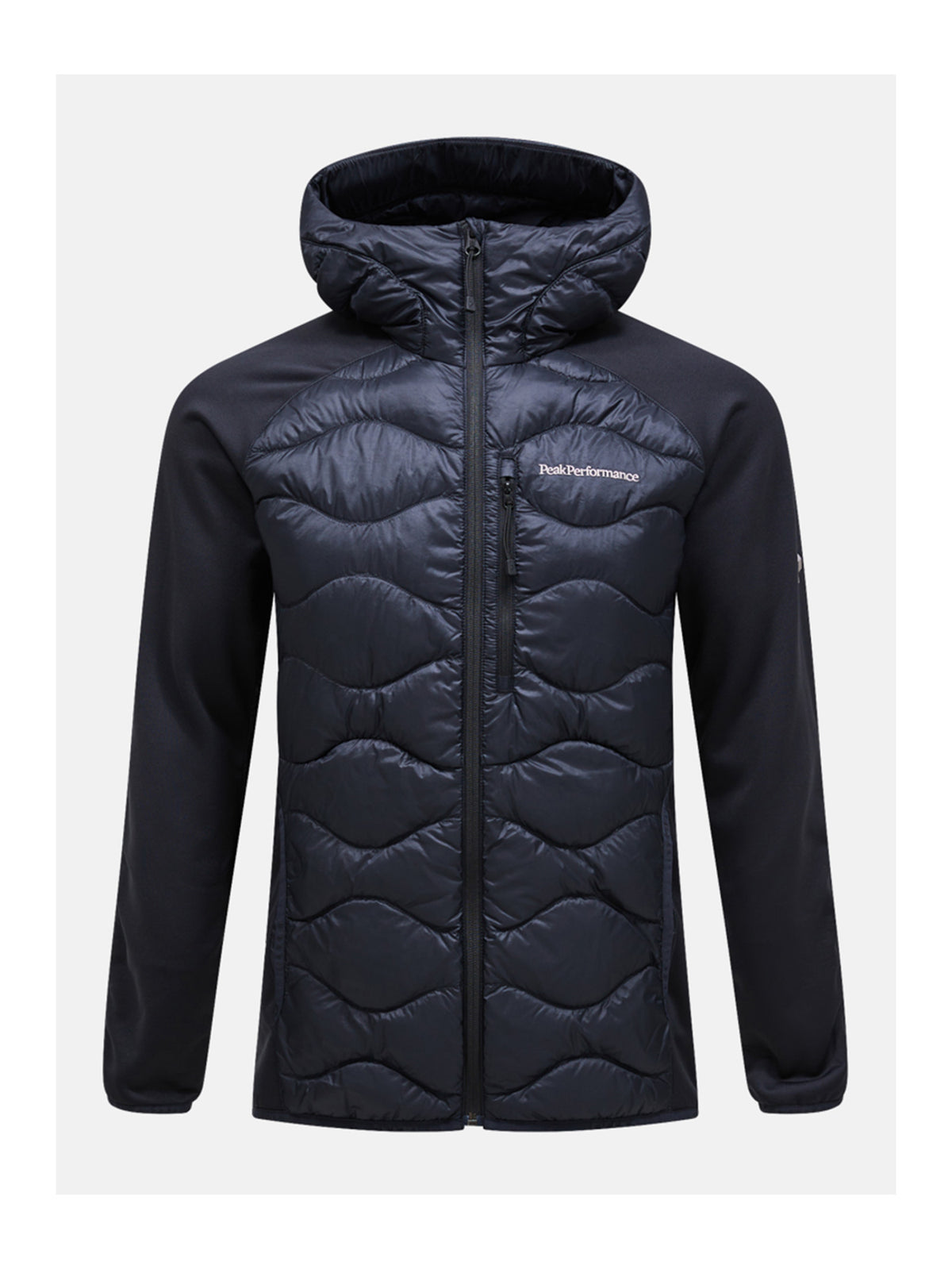 Peak Performance Helium Down Hybrid Hood Midlayer Herren schwarz schwarz Bild 1