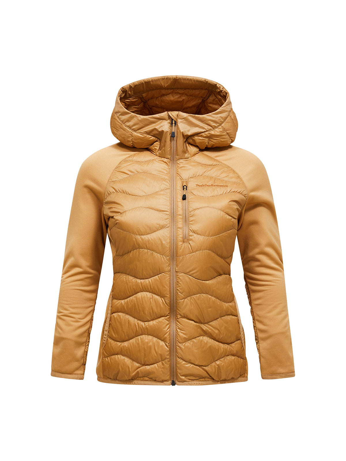 Peak Performance Helium Down Hybrid Hood Damen-Hybridjacke beige Bild 19