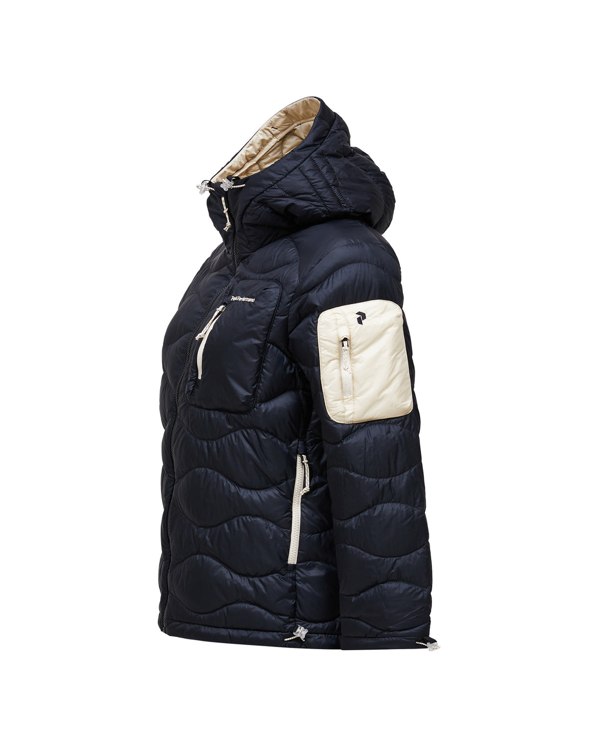 Peak Performance Helium Utility Down Hood Damen-Daunenjacke beige Bild 27