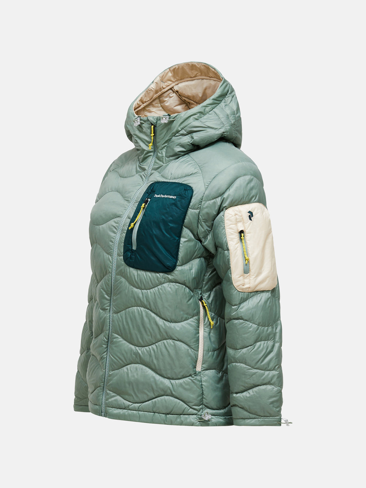 Peak Performance Helium Utility Down Hood Damen-Daunenjacke beige Bild 24