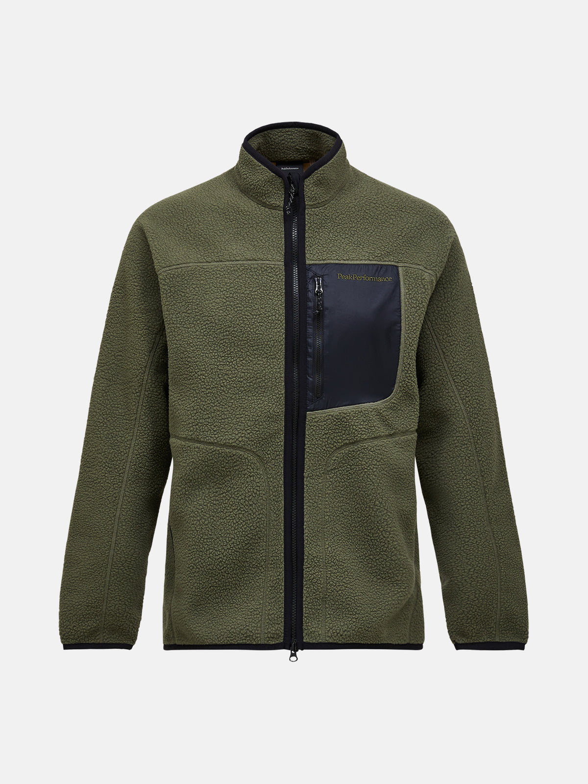Peak Performance NatureRush Pile Zip Jacket Baselayer Herren dunkelgrün dunkelgrün Bild 1