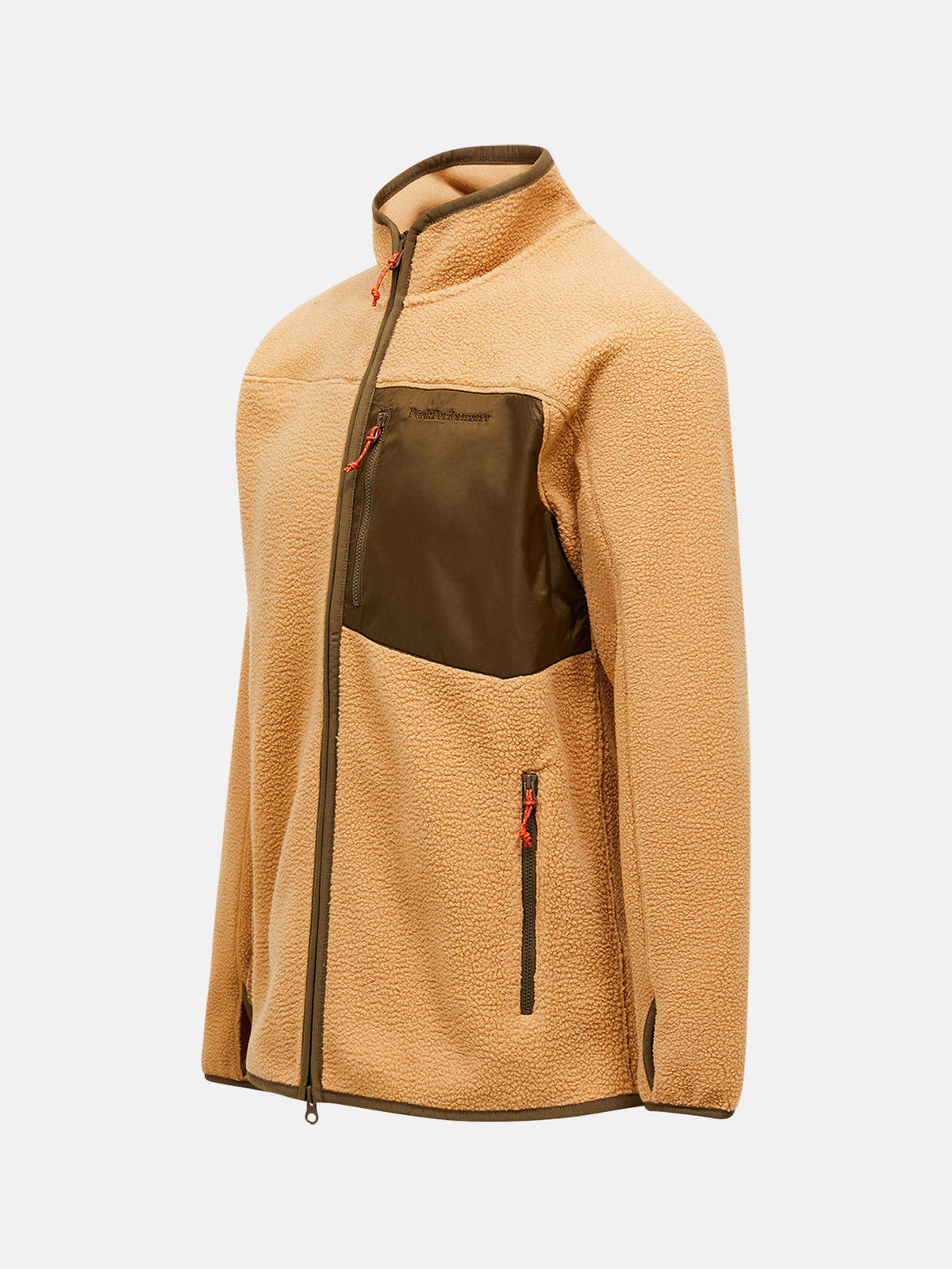 Peak Performance Pile Zip Jacke Baselayer Herren hellbraun hellbraun Bild 2