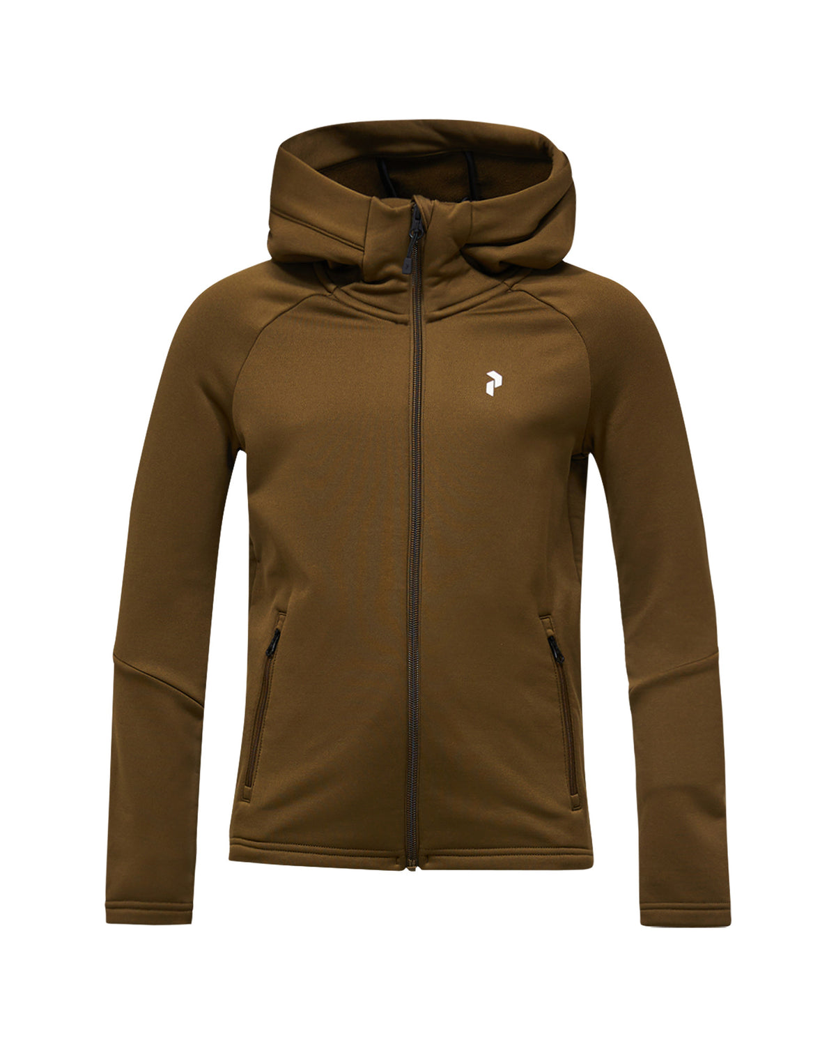 Peak Performance Rider Essentials Kinder-Kapuzenjacke Meadow Moss/Meadow Moss Bild 1