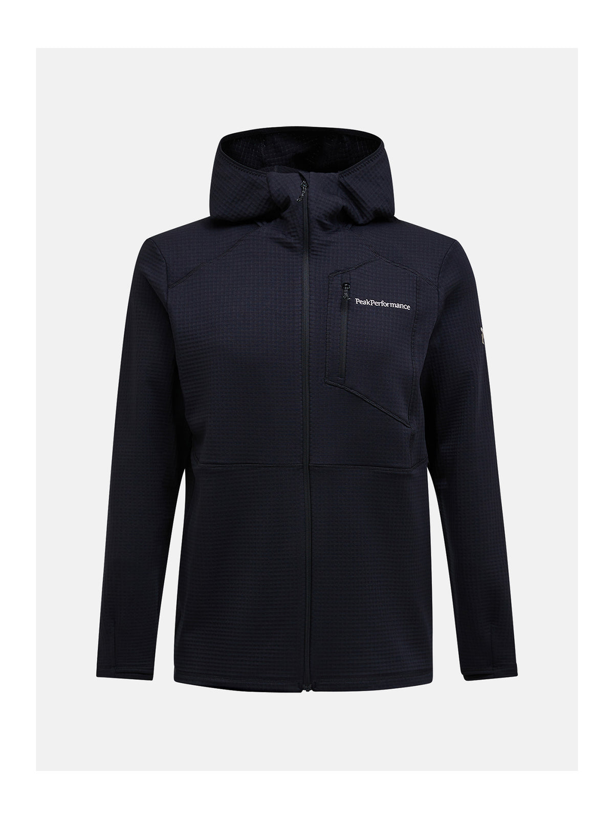 Peak Performance Trail Polartec Zip Hood Herren schwarz schwarz Bild 1
