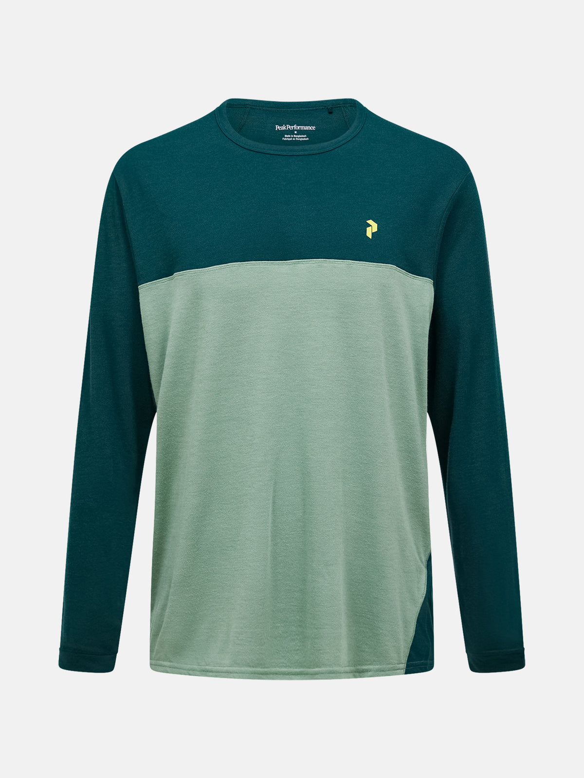 Peak Performance Trail Wool Blend Long Sleeve Baselayer Herren dunkelblau/mint dunkelblau/mint Bild 1
