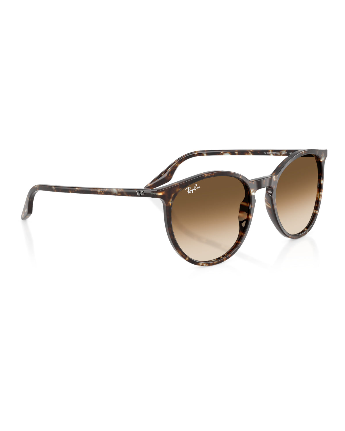 Ray-Ban RB2204 RB2204 Sonnenbrille Blaugrün gestreift / Vintage-Blau mit Verlauf Bild 16