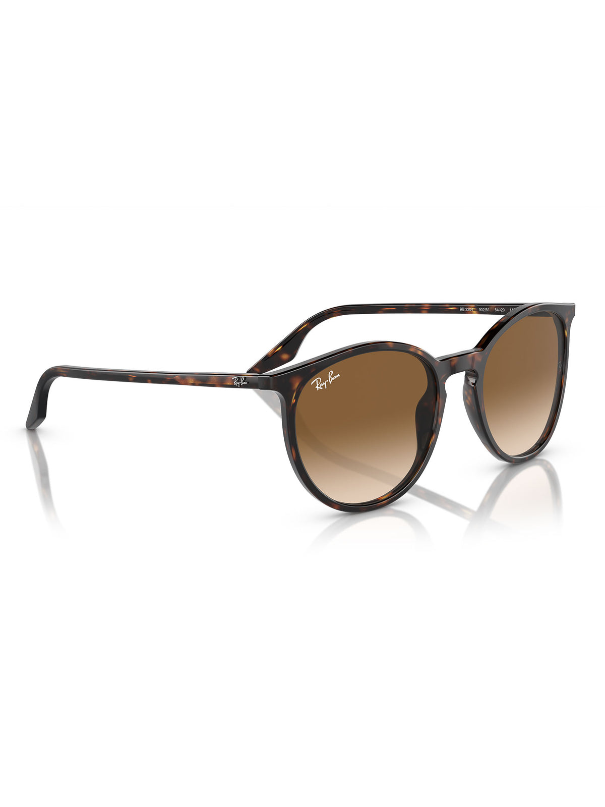 Ray-Ban RB2204 RB2204 Sonnenbrille Blaugrün gestreift / Vintage-Blau mit Verlauf Bild 7