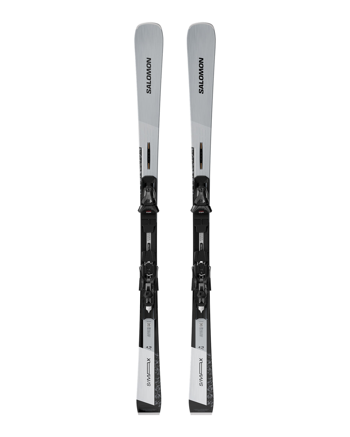 Salomon S/MAX 12 Unisex-Skiset Silber/Schwarz/Weiß Bild 1