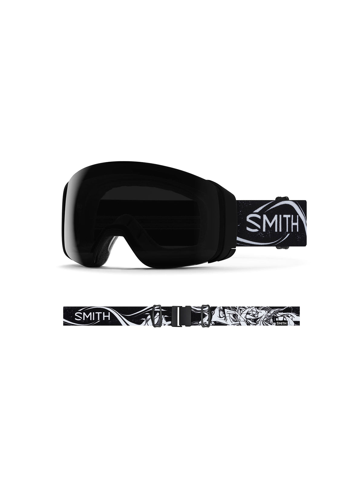 Smith 4D MAG S Skibrille Unisex schwarz/grün schwarz/grün Bild 7