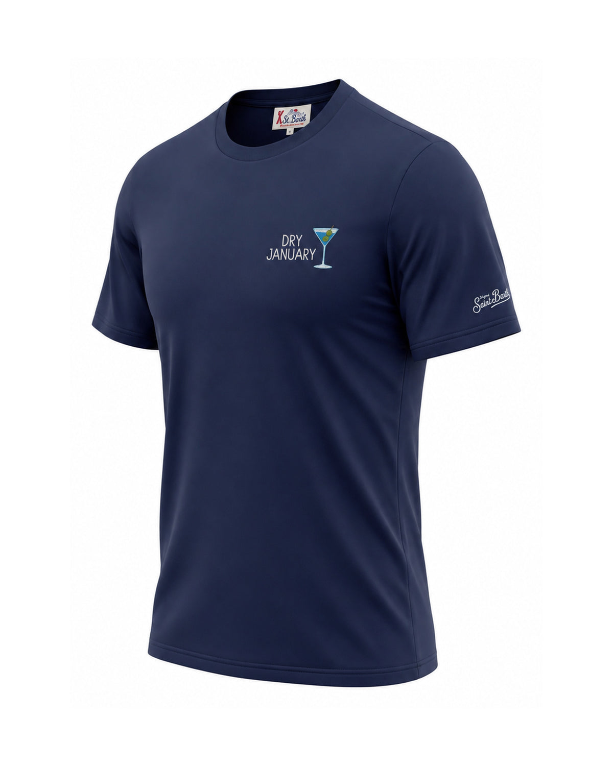 St. Barth Arnott Herren-T-Shirt Dry January dunkelblau Bild 1