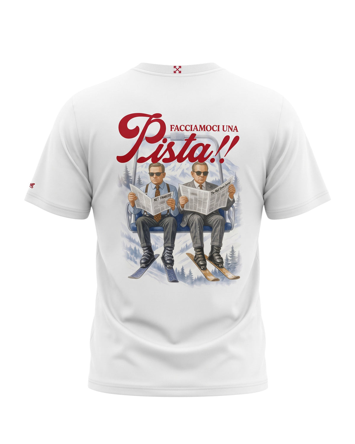 St. Barth Arnott Warm Herren-T-Shirt Facciamoci Pista Off-White Bild 3