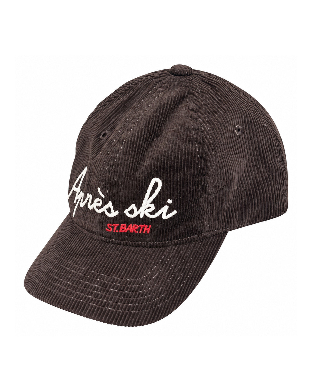St. Barth Cord Herren-Baseballcap Après Ski dunkelbraun Bild 1