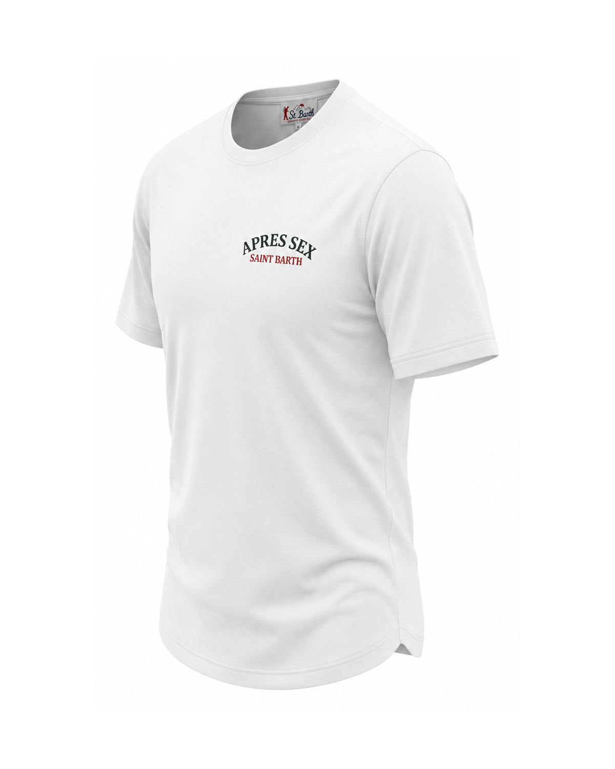 St. Barth Delmar Herren-Oversize-T-Shirt Après Sex Ski Off-White Bild 2
