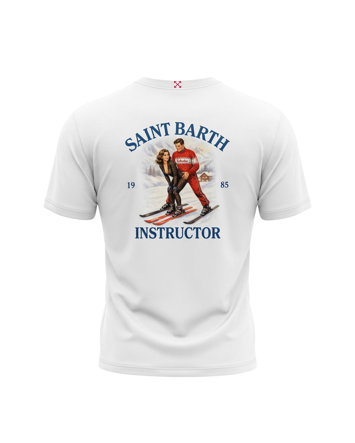 St. Barth Delmar Herren-Oversize-T-Shirt St. Barth Instructor Off-White Bild 1