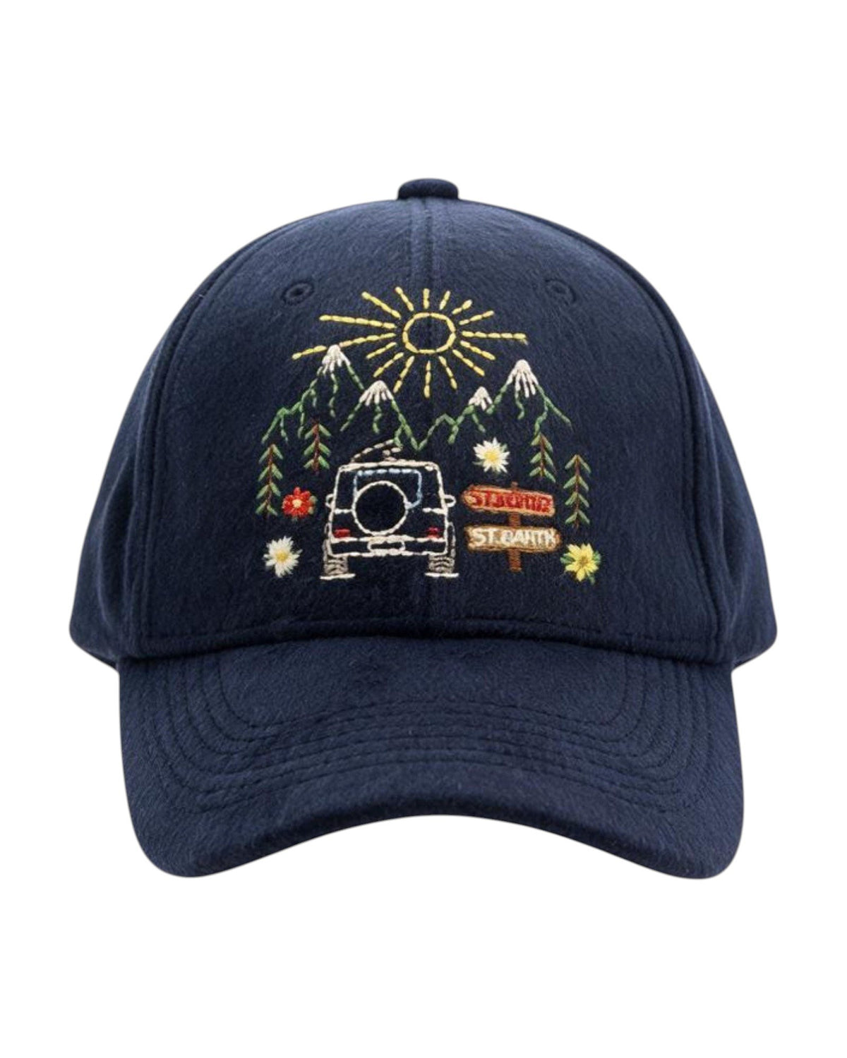 St. Barth Felt Herren-Baseballcap St. Moritz print Bild 1